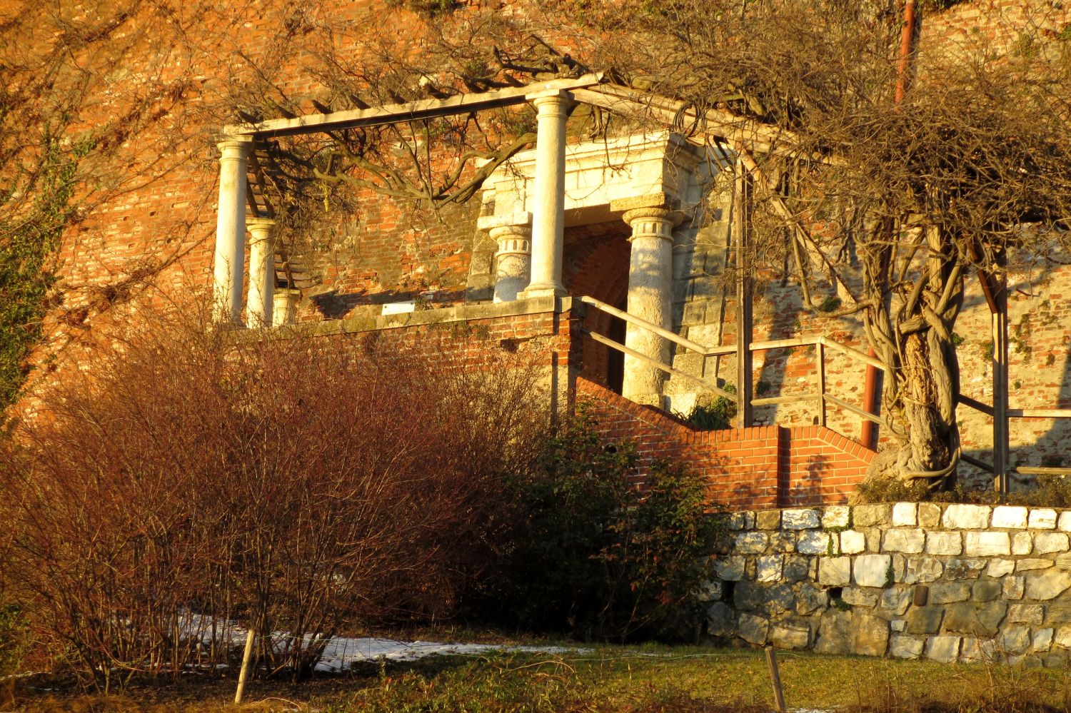 Blick zum Ägyptischen Tor, Grazer Schloßberg