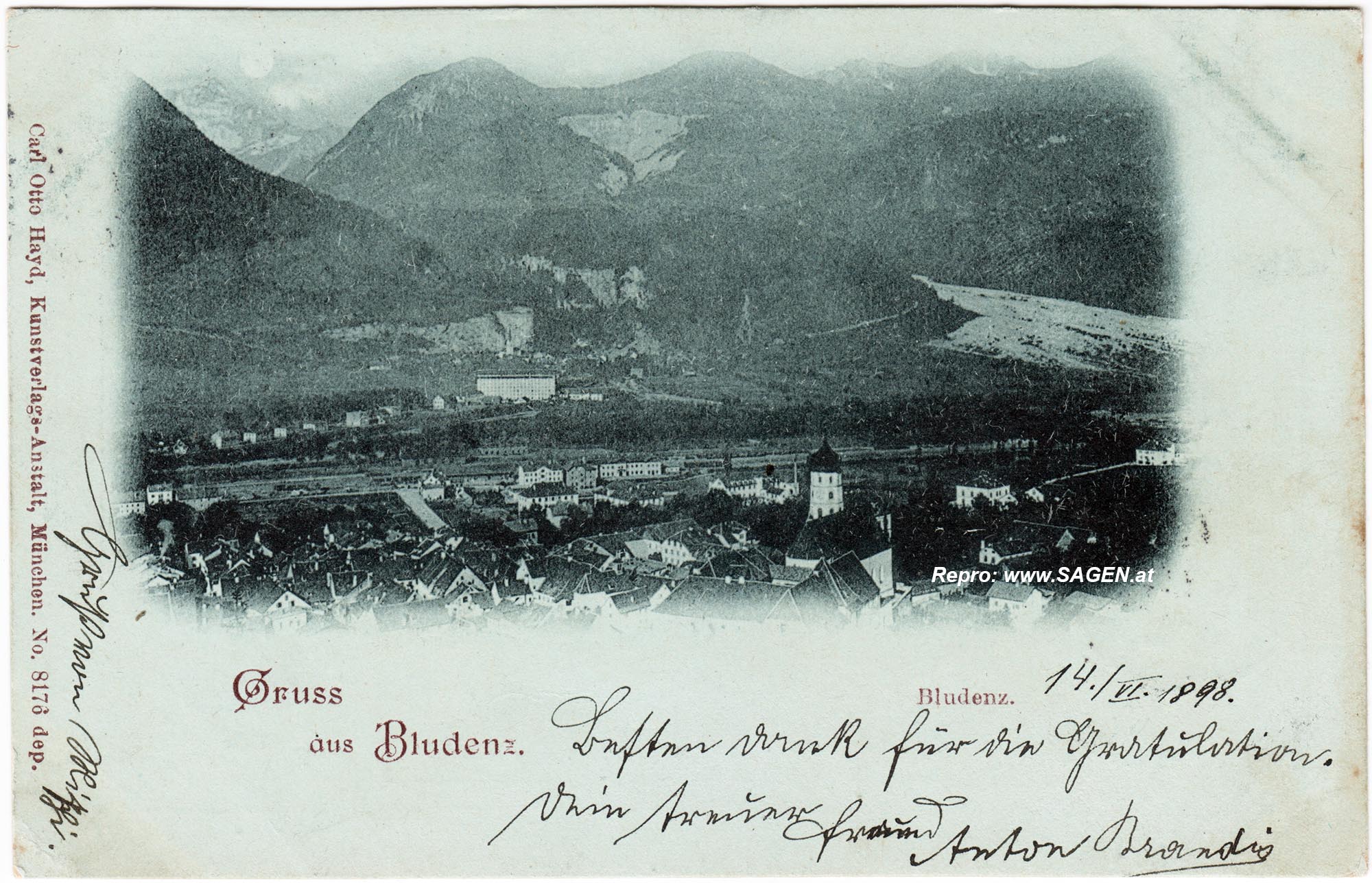 Bludenz um 1898