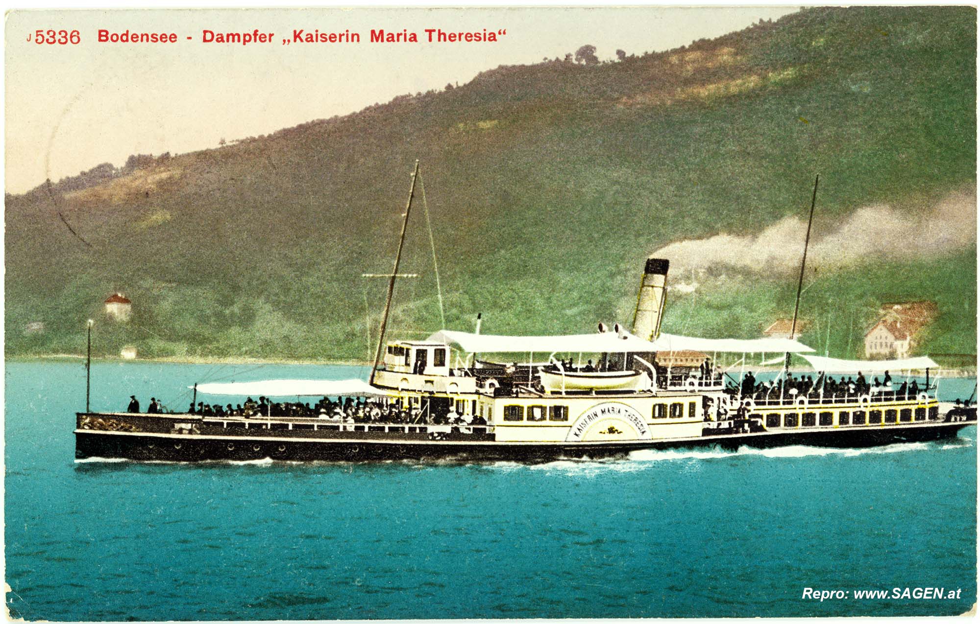Bodensee, Dampfer "Kaiserin Maria Theresia"