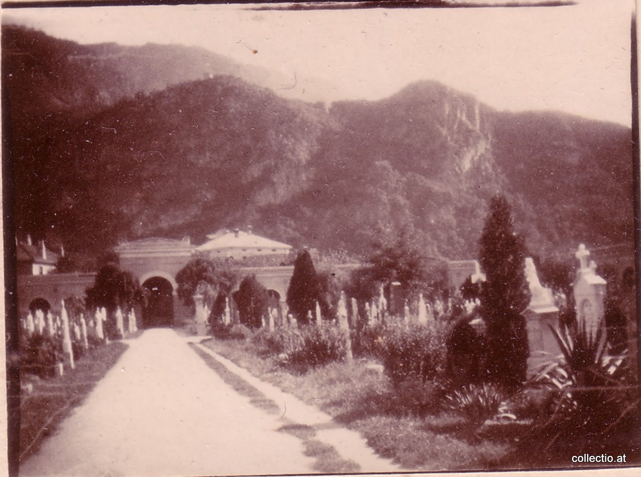 Bozen alter Friedhof um 1900