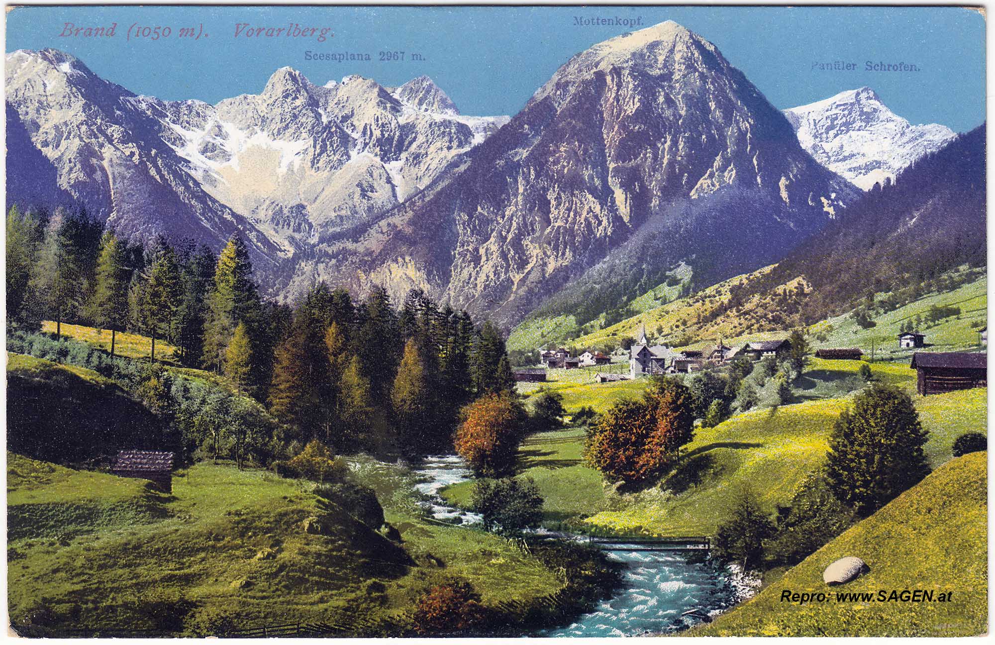 Brand (Vorarlberg) um 1910
