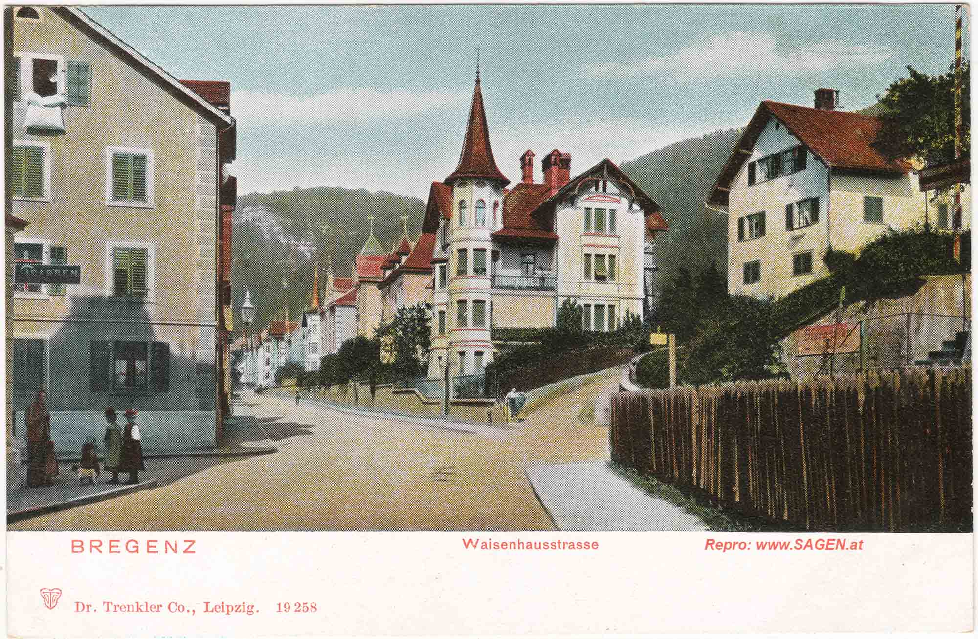 Bregenz Waisenhausstrasse 1902