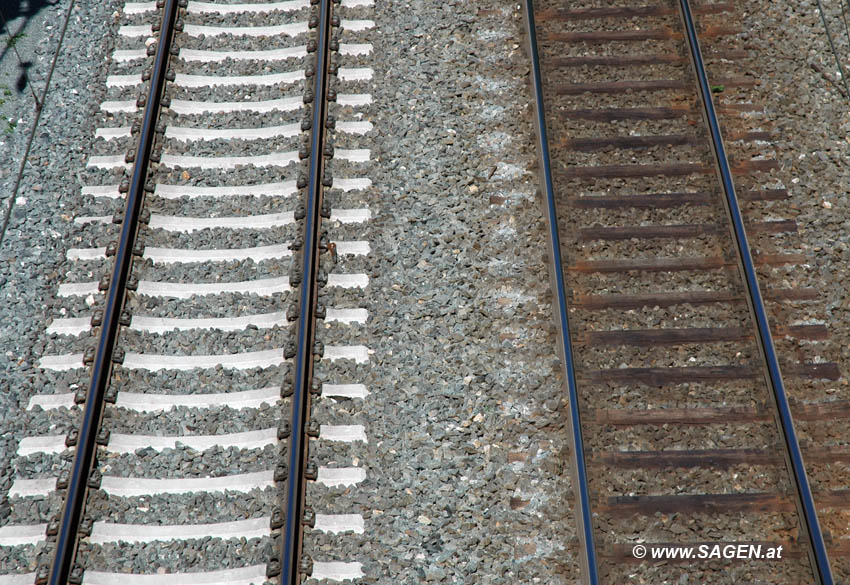 Brennerbahn, Detail, Gleisanlagen