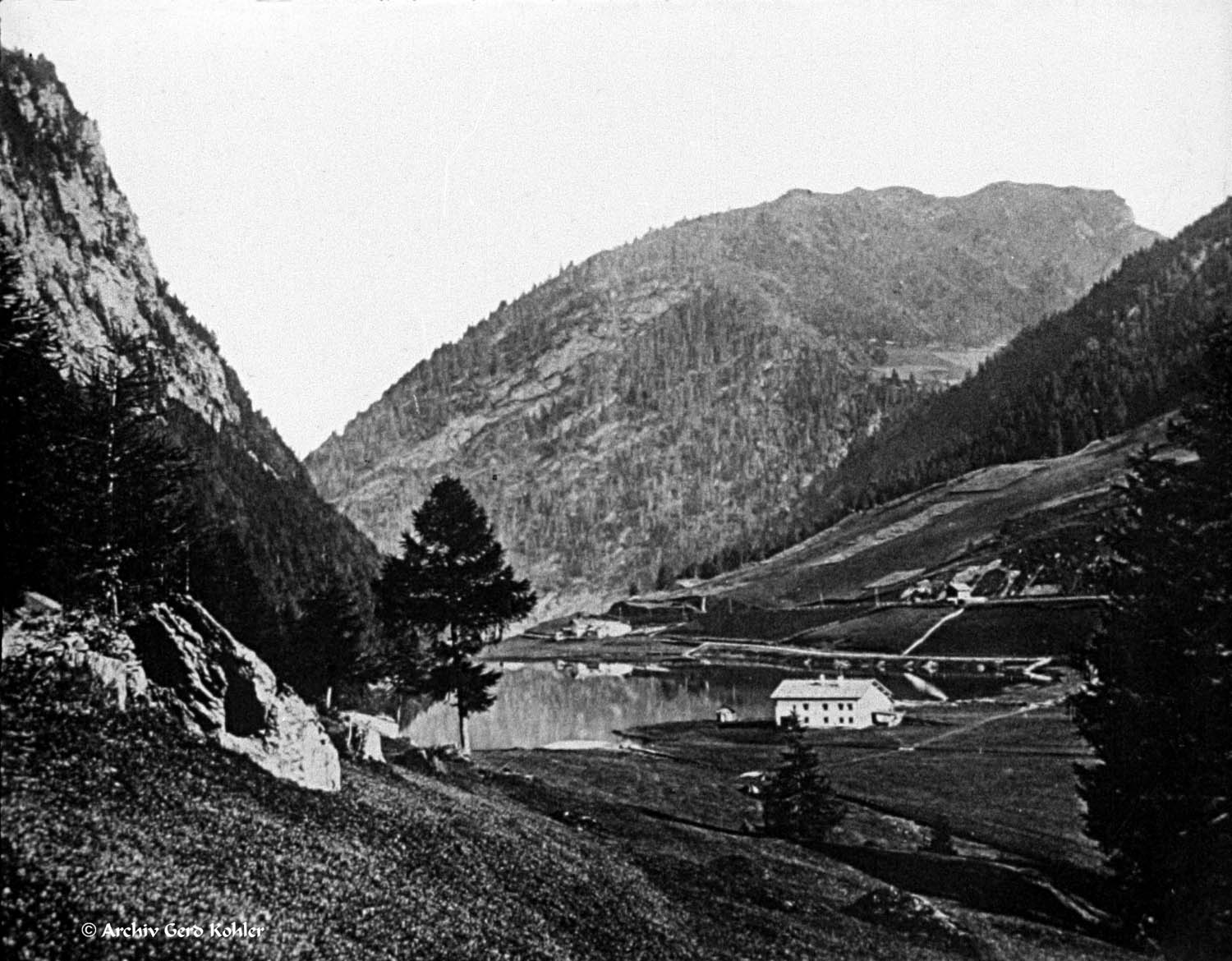 Brennersee, historische Aufnahme