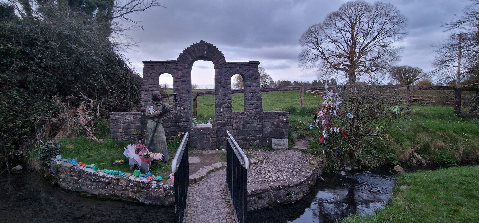 Bridgids Well in KiIdare, Irland