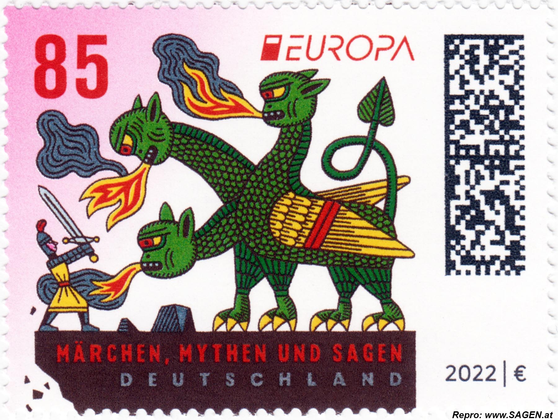 Briefmarke Märchen, Mythen und Sagen