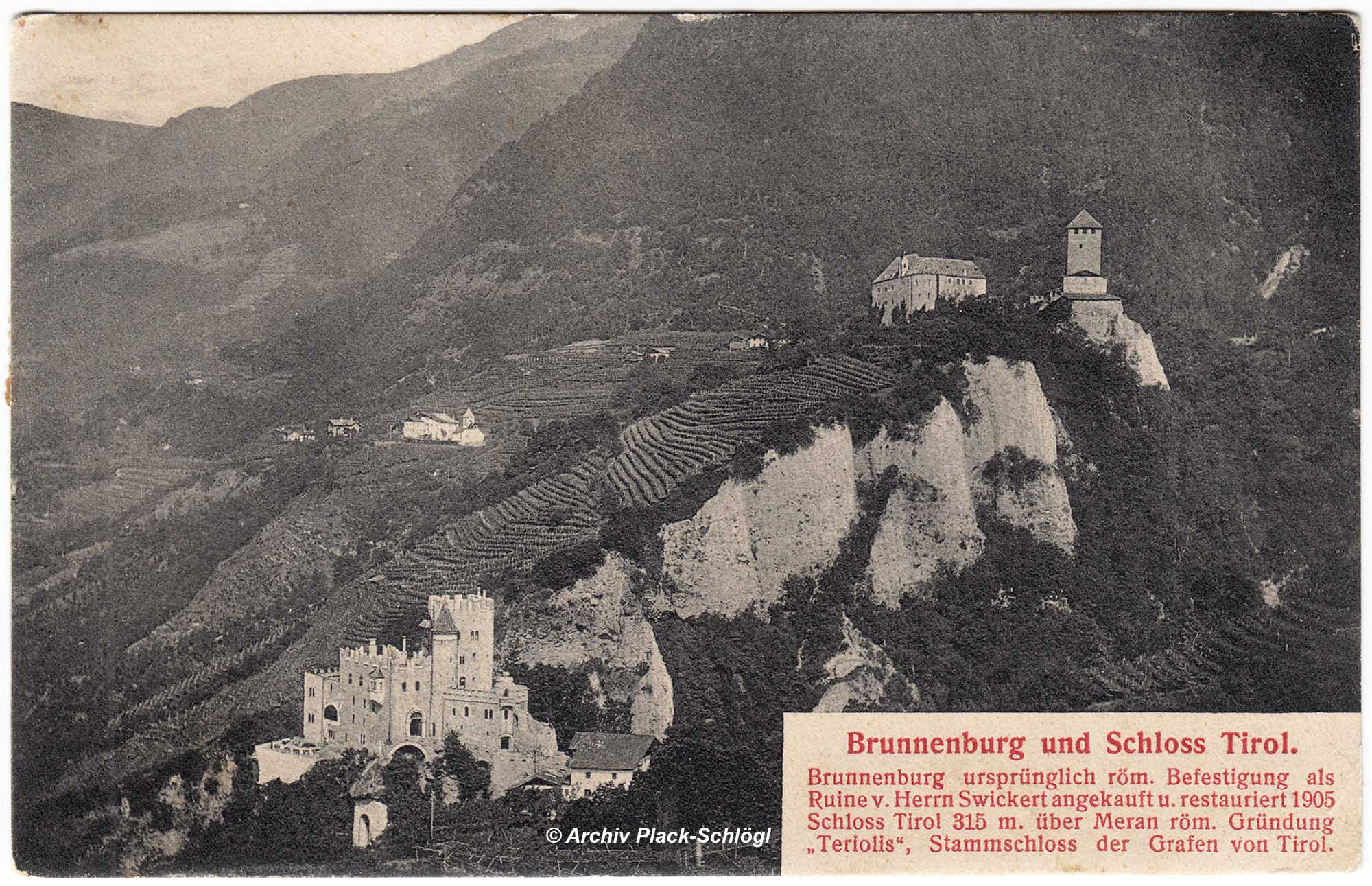 Brunnenburg und Schloss Tirol