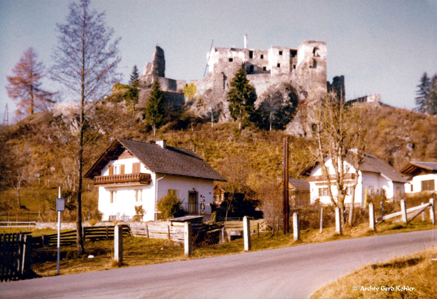 Burgruine Sommereck 1978