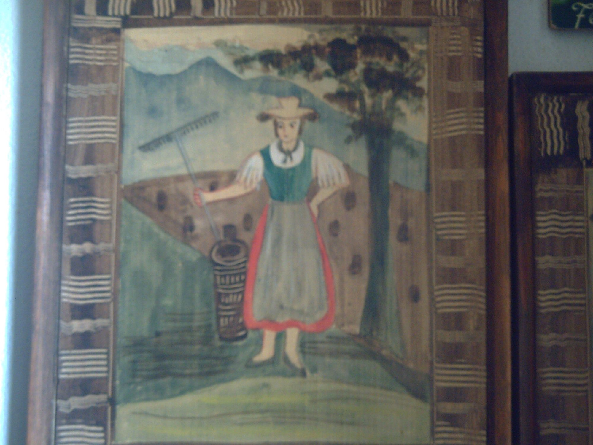 c.1960 Ada Hochstetter Schulhof Bad Aussee Tracht