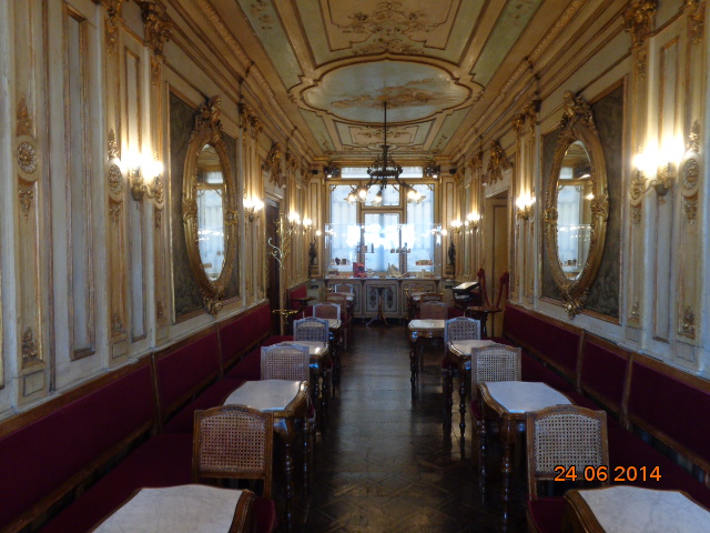 Cafe Florian Venezia, Piazza S. Marco seit 1720