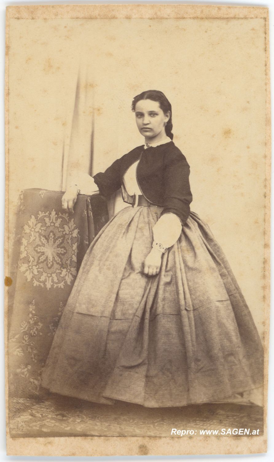 CdV Damenporträt 1870er