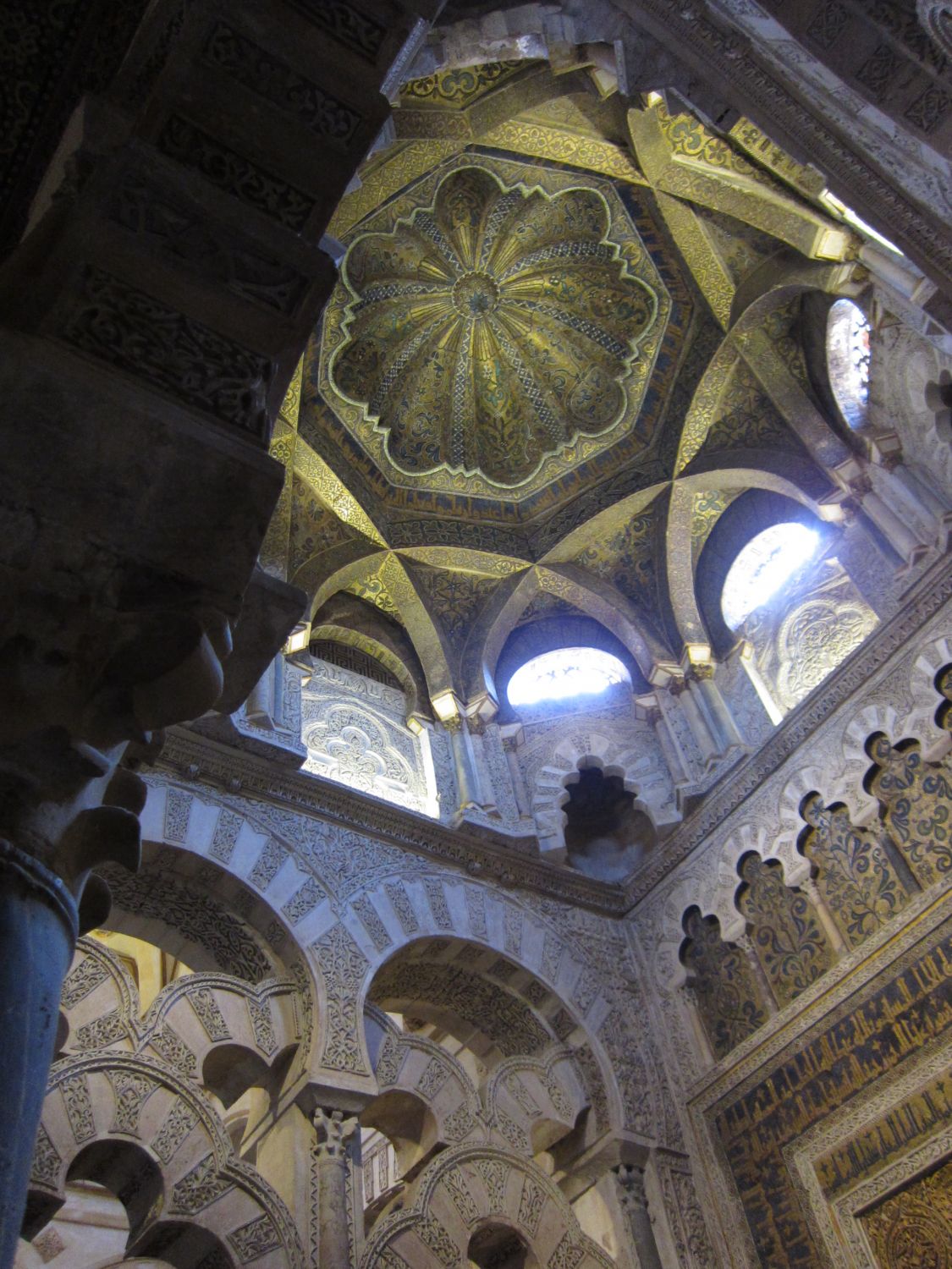 Cordoba - Mezquita - Marmorkuppel des Mihrab