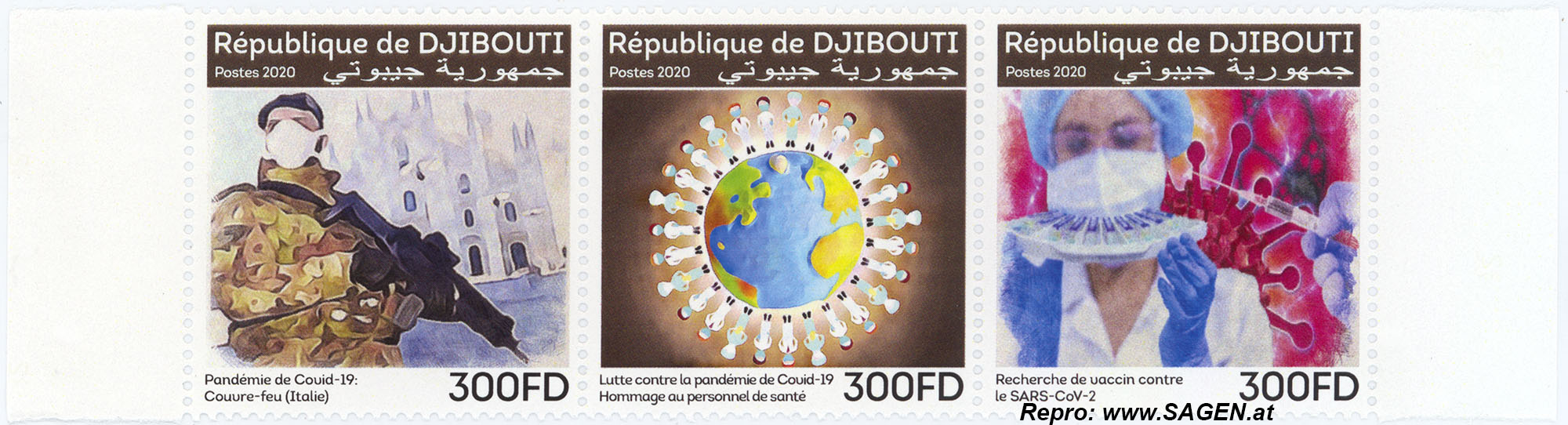 COVID-19 / Corona Briefmarken