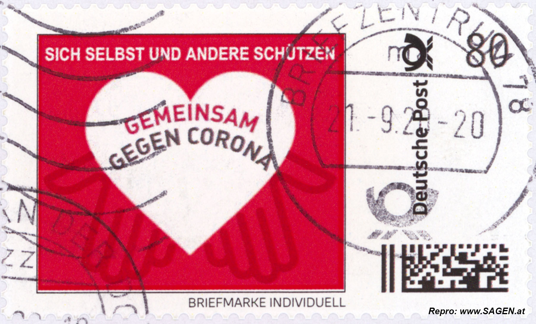 COVID-19 / Corona Briefmarken