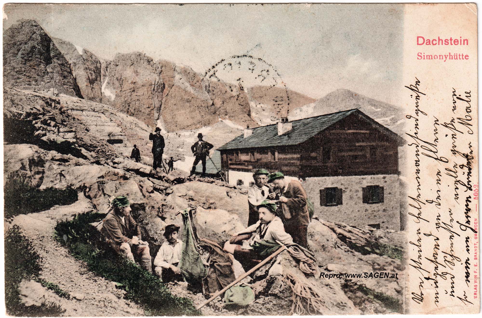 Dachstein Simonyhütte um 1900