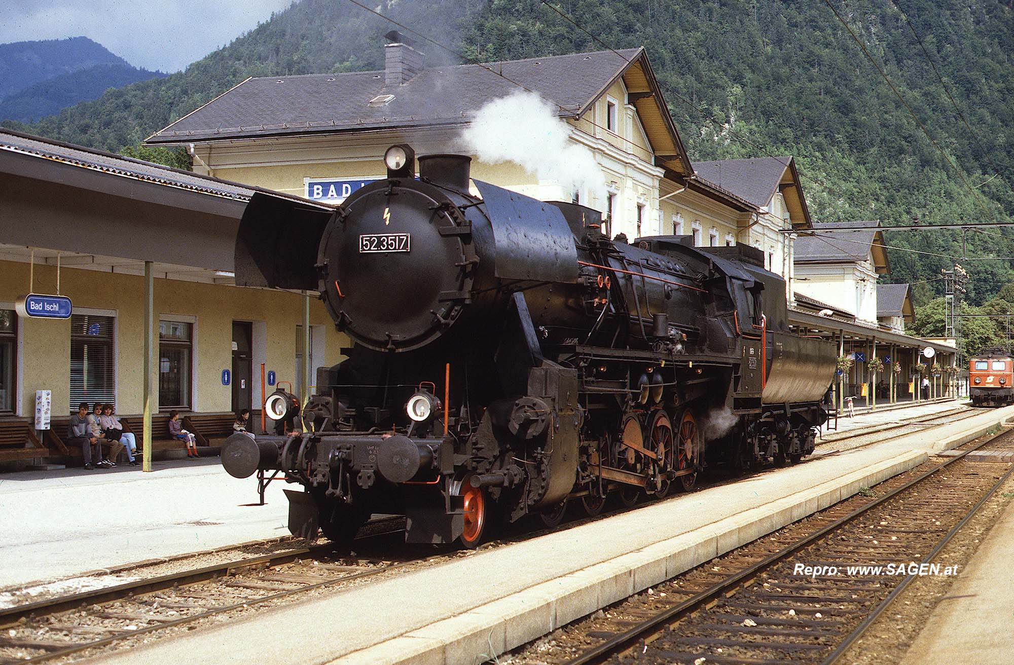 Dampflokomotive ÖBB 52.3517 Bad Ischl