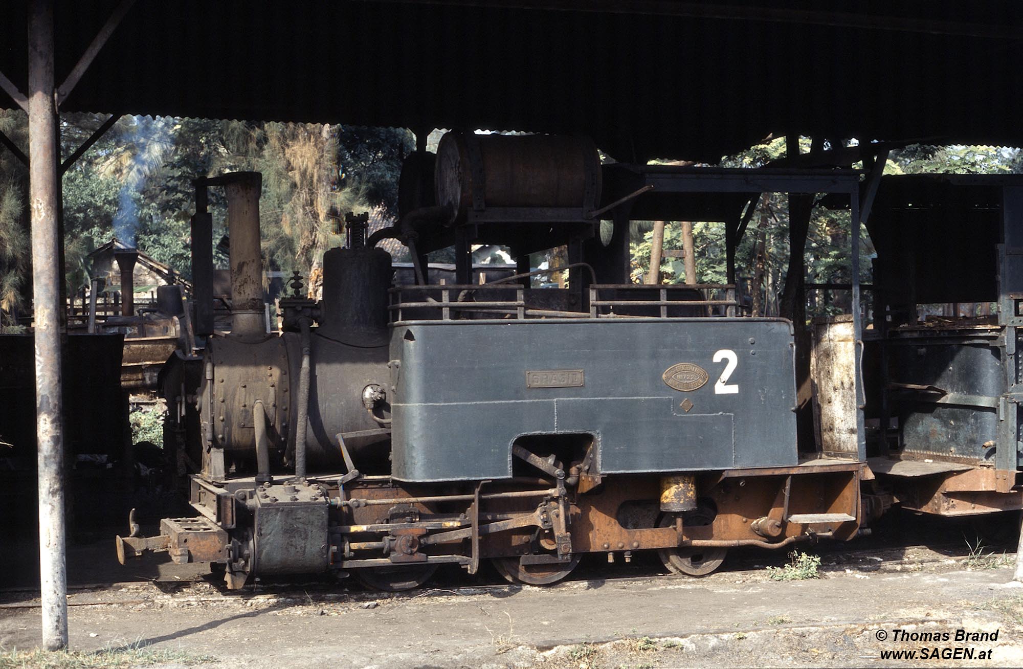 Dampflokomotive Sragi, Comal, Indonesien