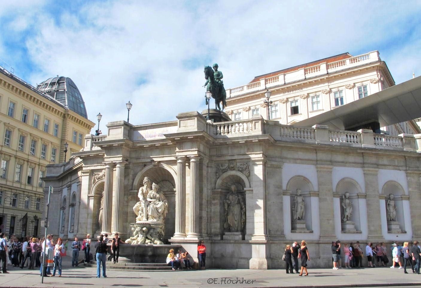 Danubiusbrunnen – Albrechtbrunnen, Albertina-Bastei, Wien-Innere Stadt