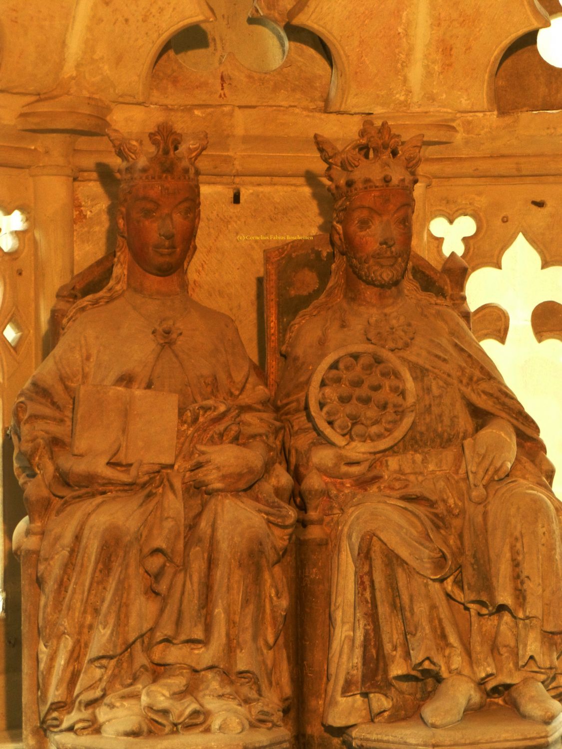 Das berühmte Herrscherpaar im Magdeburger Dom.