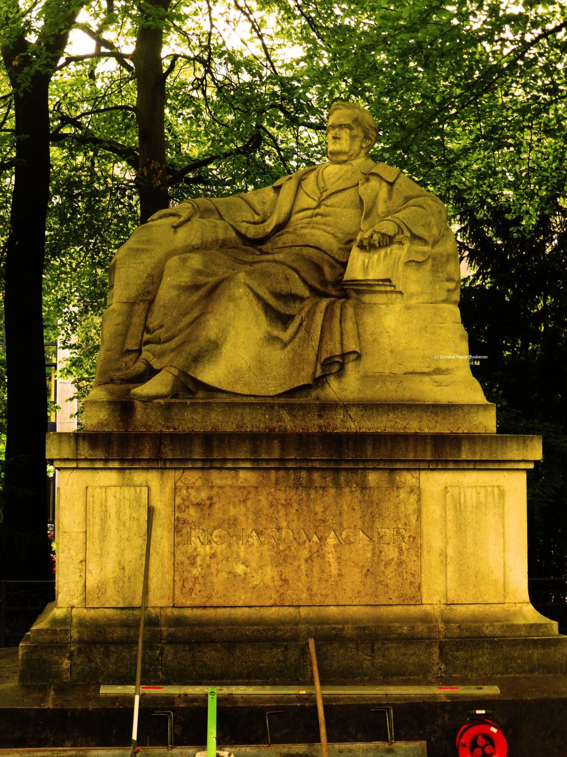 das Denkmal für Richard Wagner in München