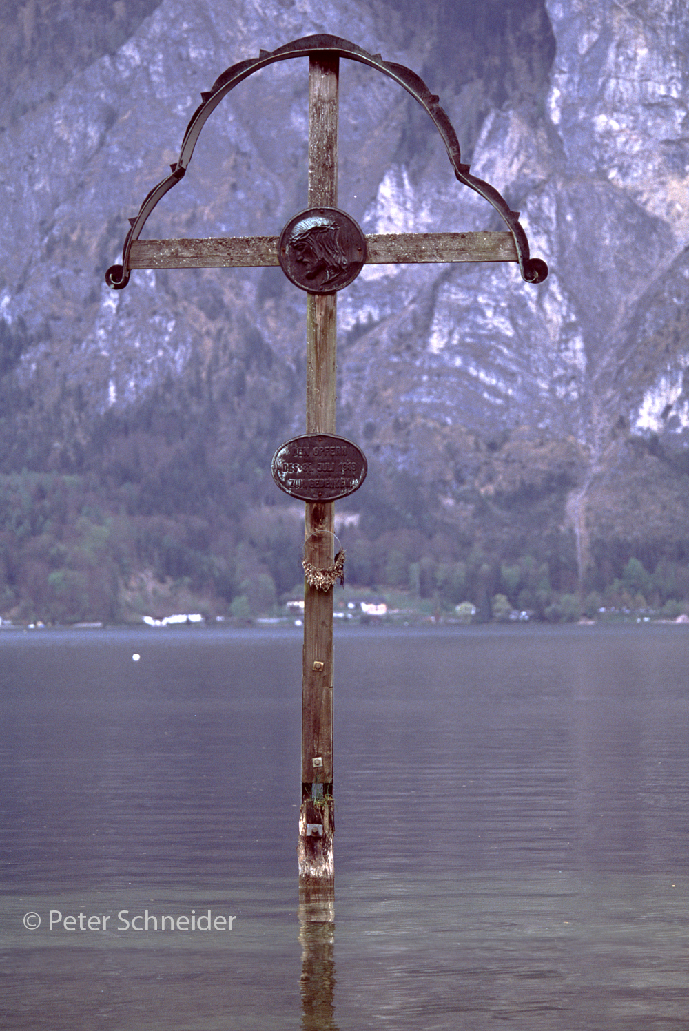 Das Kreuz im Traunsee