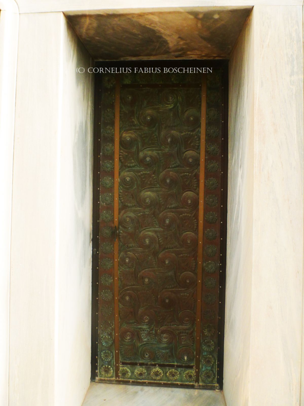 Das Schliemann Mausoleum in Athen. Ewig verschlossen.