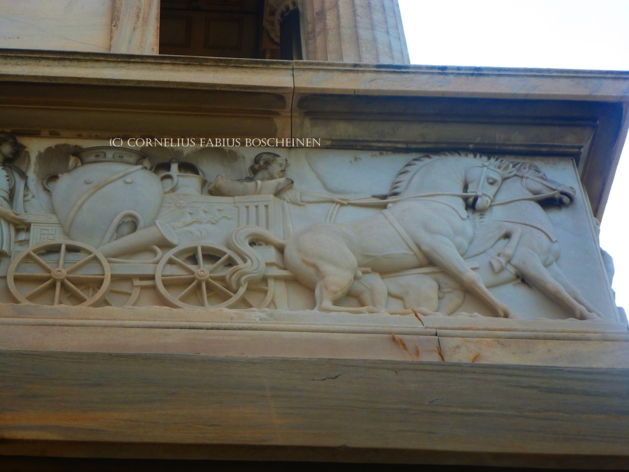 Das Schliemann Mausoleum in Athen.