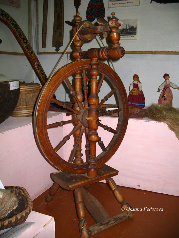 das Spinnrad im Heimatkundemuseum
