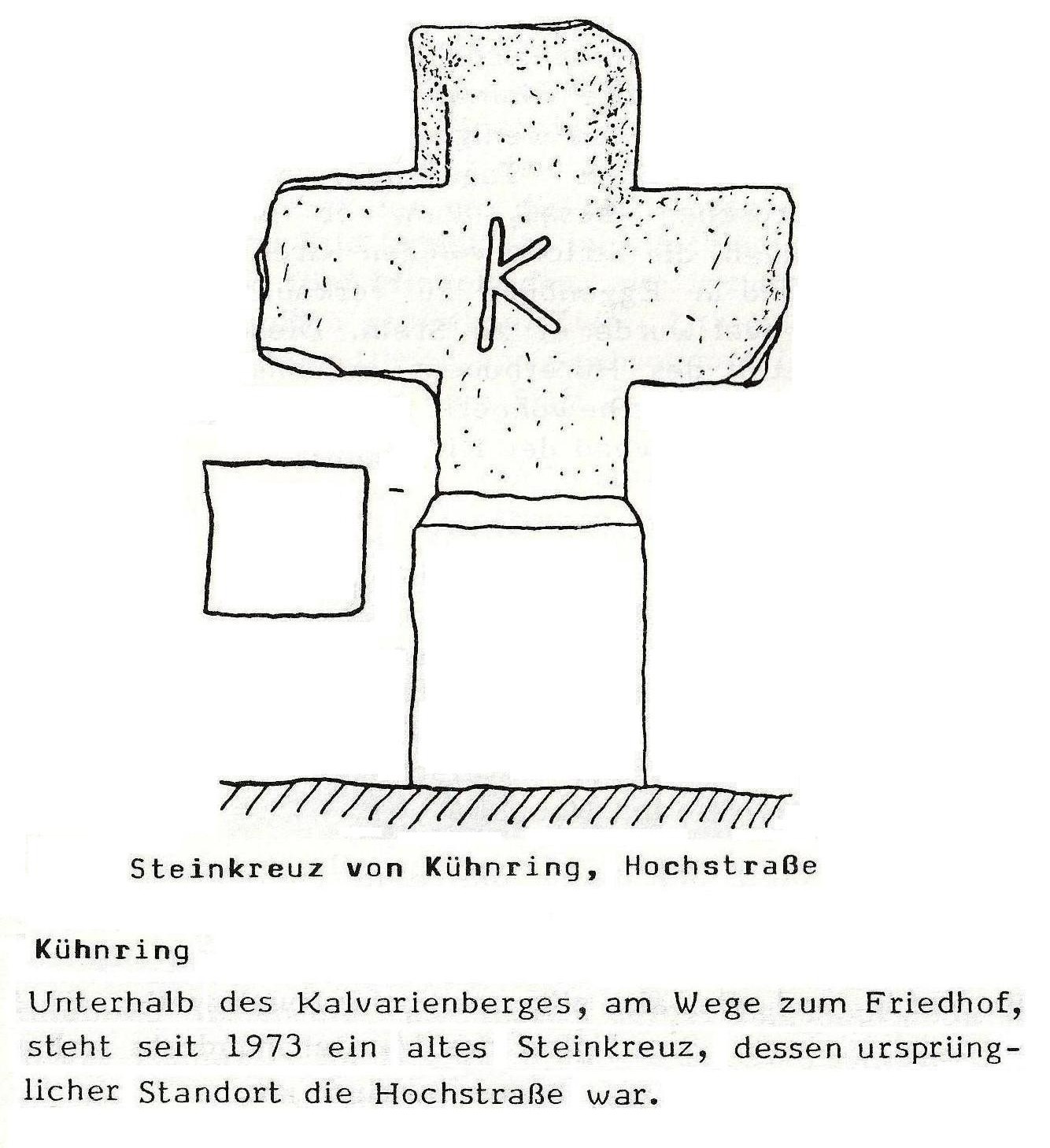 Das Steinkreuz von Kühnring, Bezirk Horn, Niederösterreich