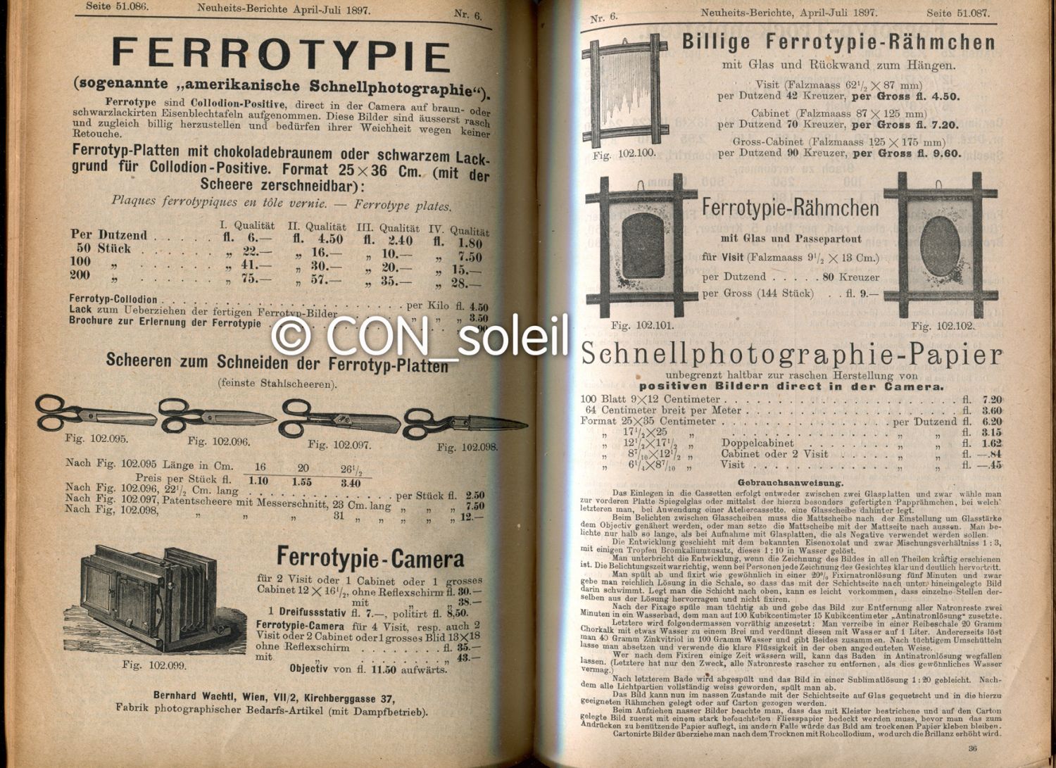 das verfahren der ferrotypie