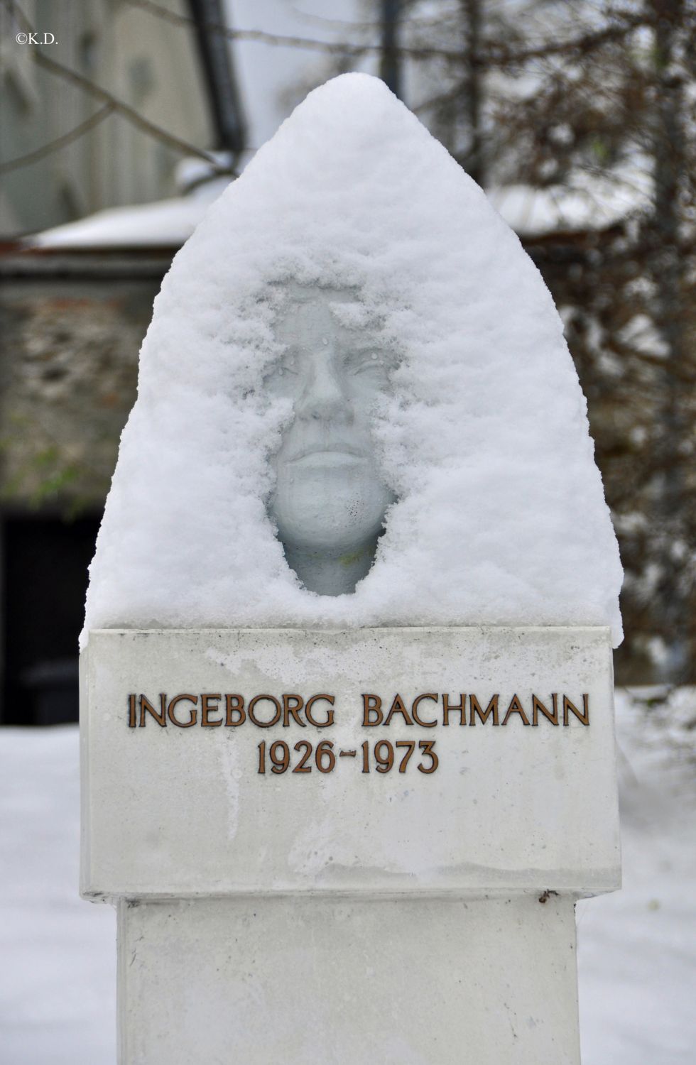 Denkmal für Ingeborg Bachmann in Klagenfurt