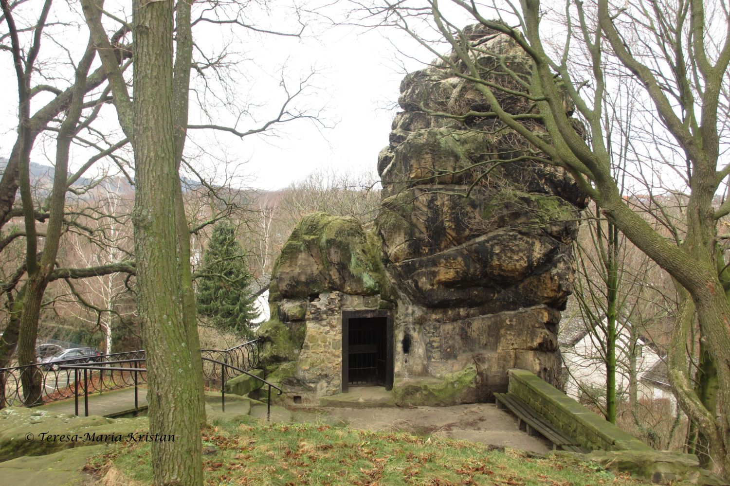 Der Klusfelsen bei Goslar