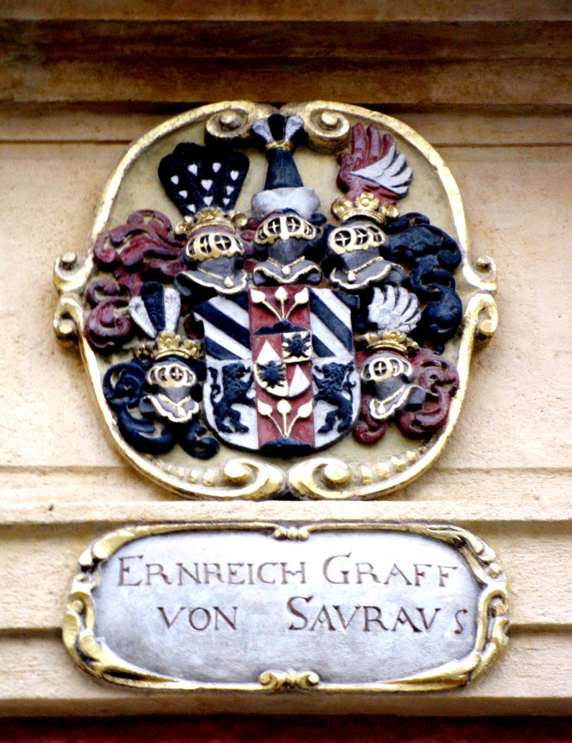 Detail Fassade Landeszeughaus, Graz