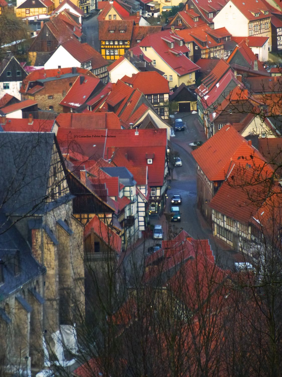 Detailansicht in Stolbergs Stadtmitte.