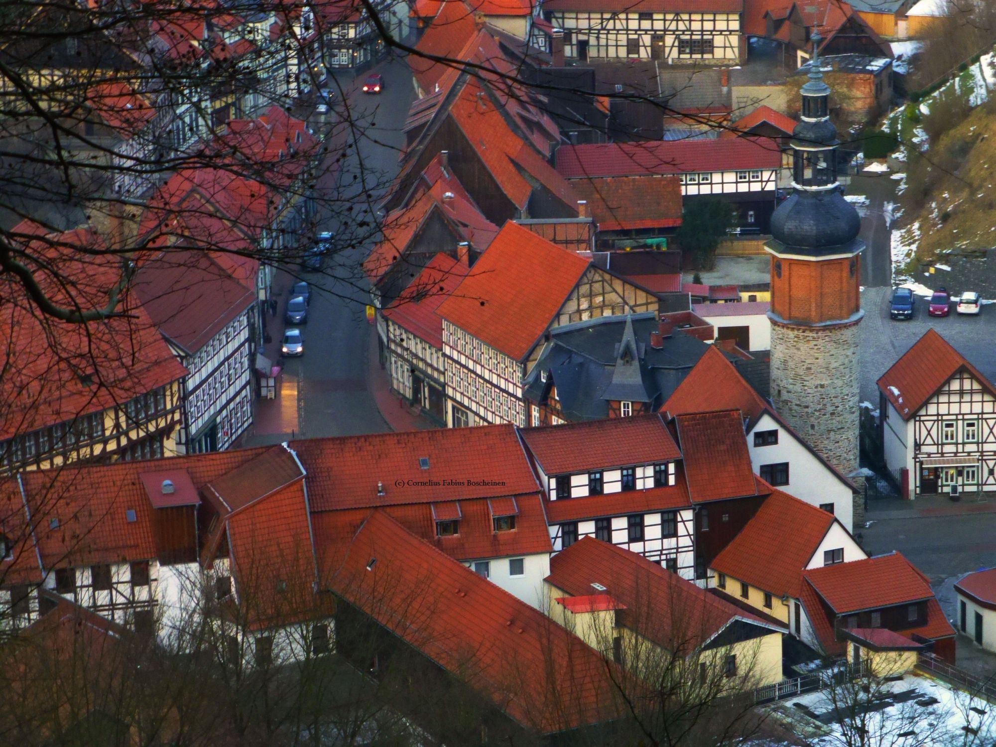 Detailansicht in Stolbergs Stadtmitte.