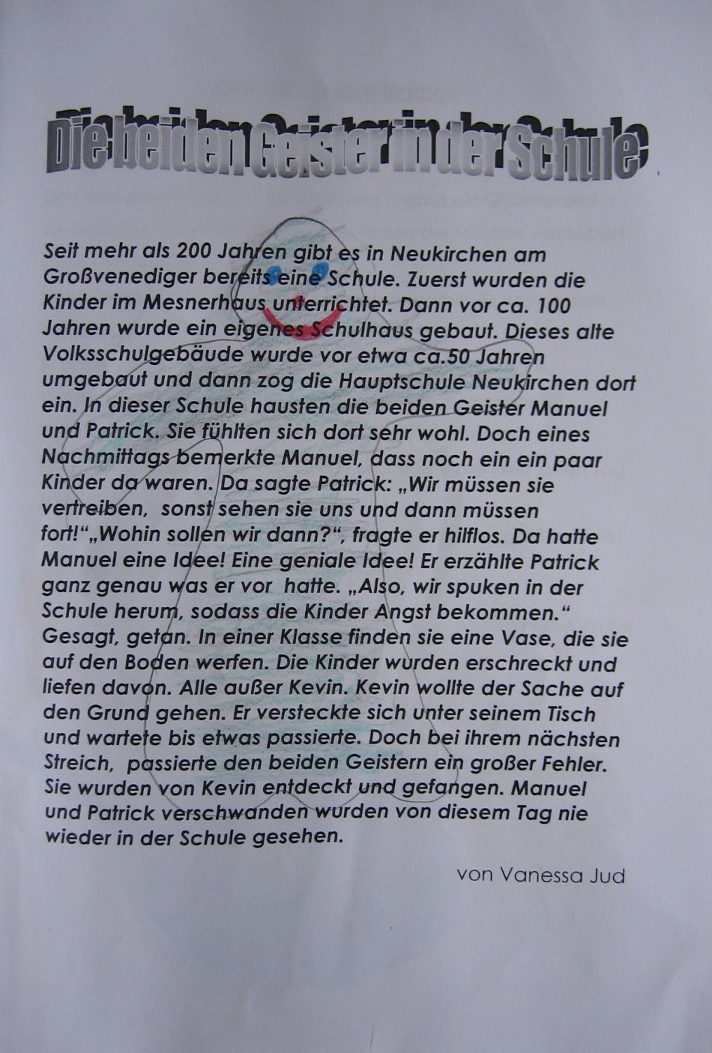 Die beiden Geister in der Schule
