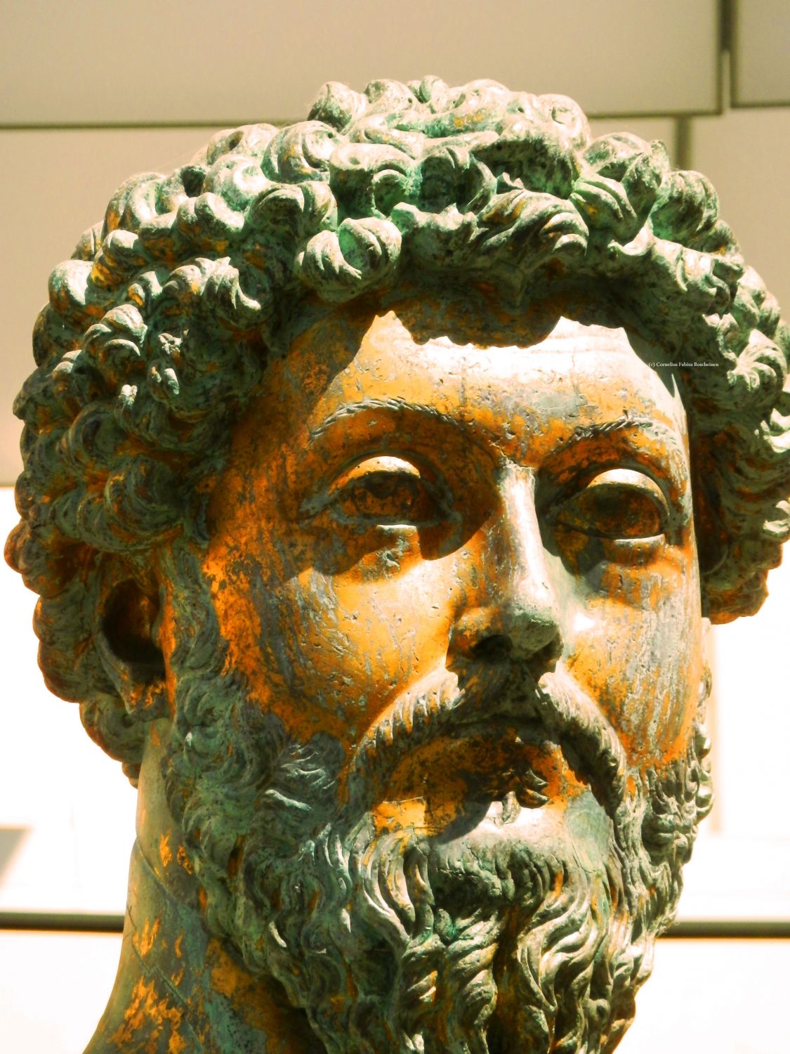 Die gewaltige Reiterstatue des römischen Kaisers Marcus Aurelius.