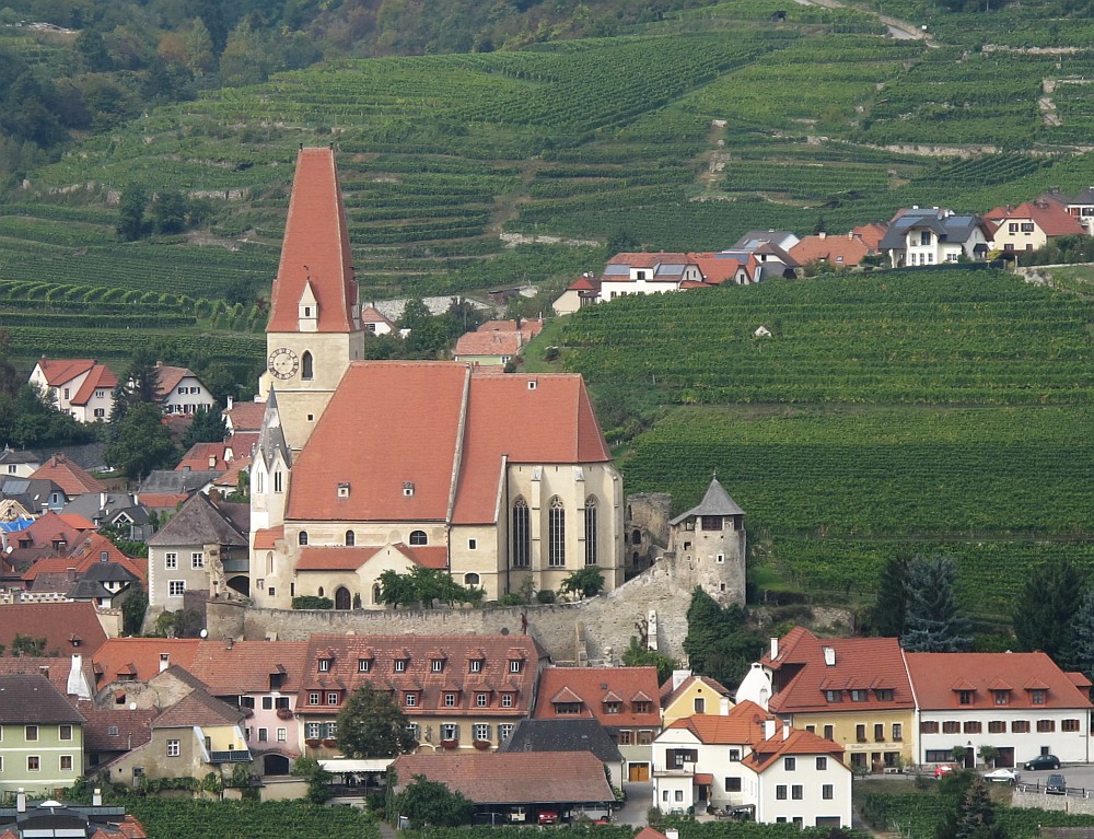 Die  Kirche in Weißenkirchen