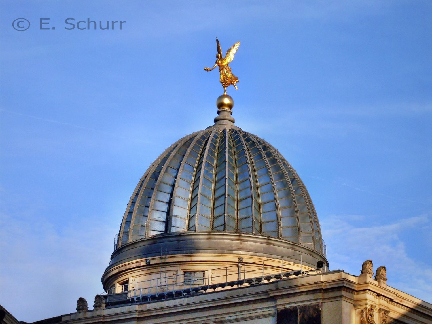 Die Kuppel der Königlich Sächsischen Kunstakademie