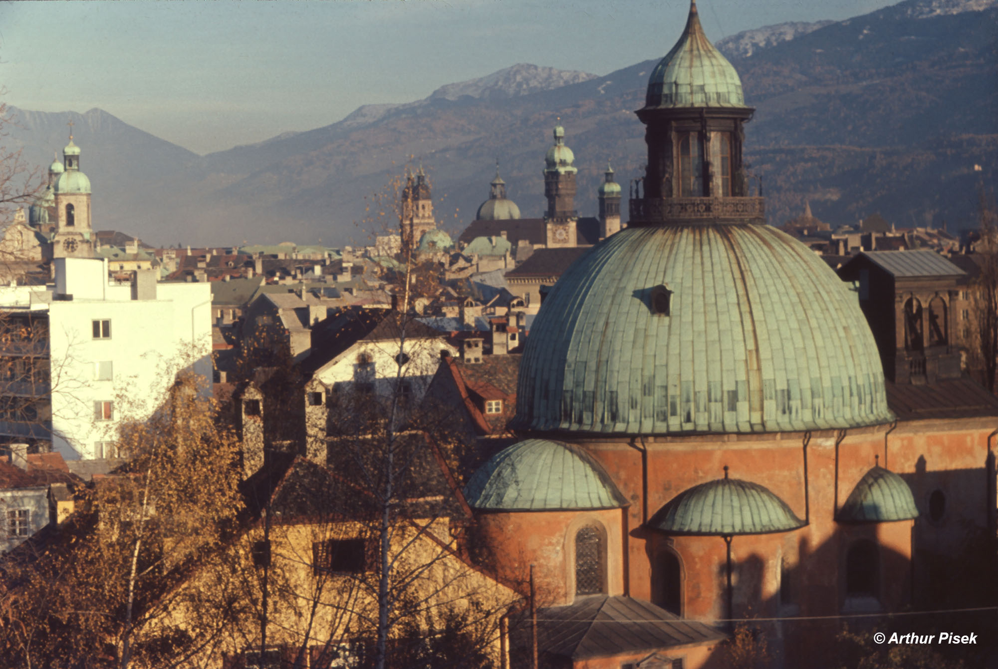 Die Türme von Innsbruck im Jahr 1967