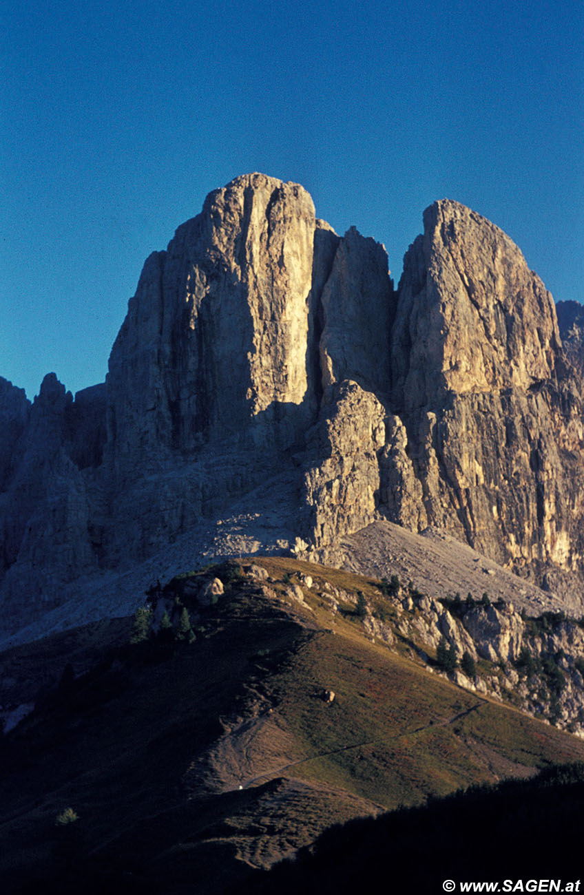 Dolomiten - Blick vom Grödner Joch