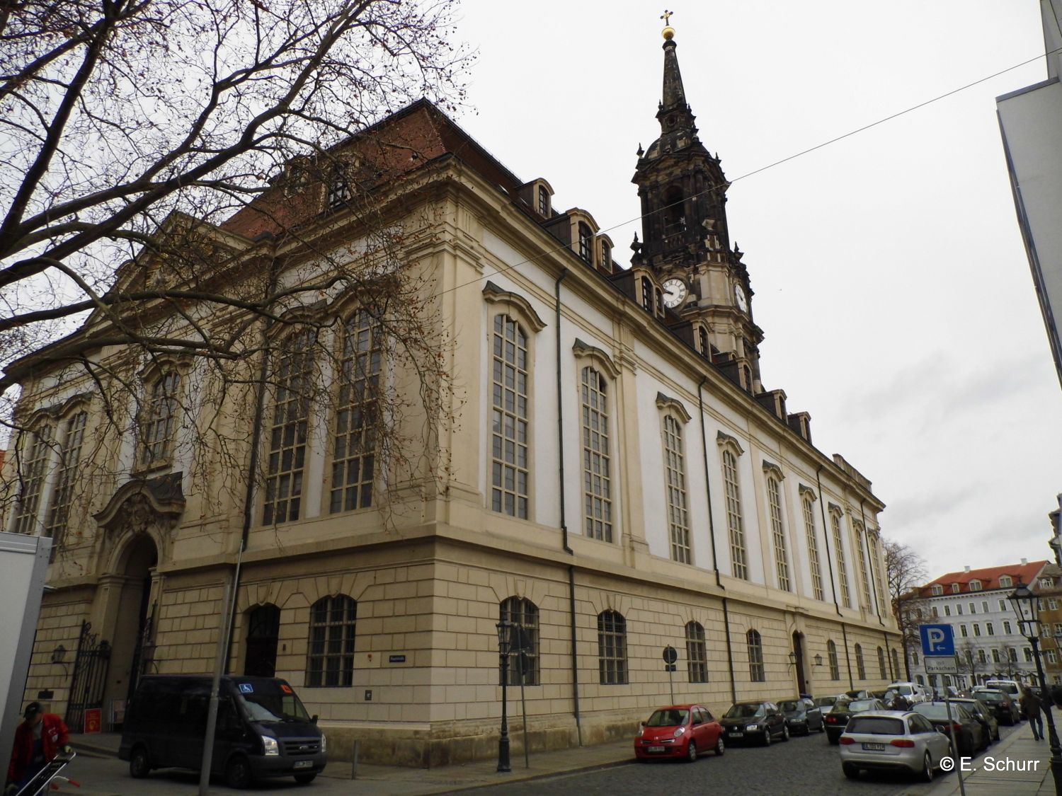 Dreikönigskirche Dresden - das Gebäude