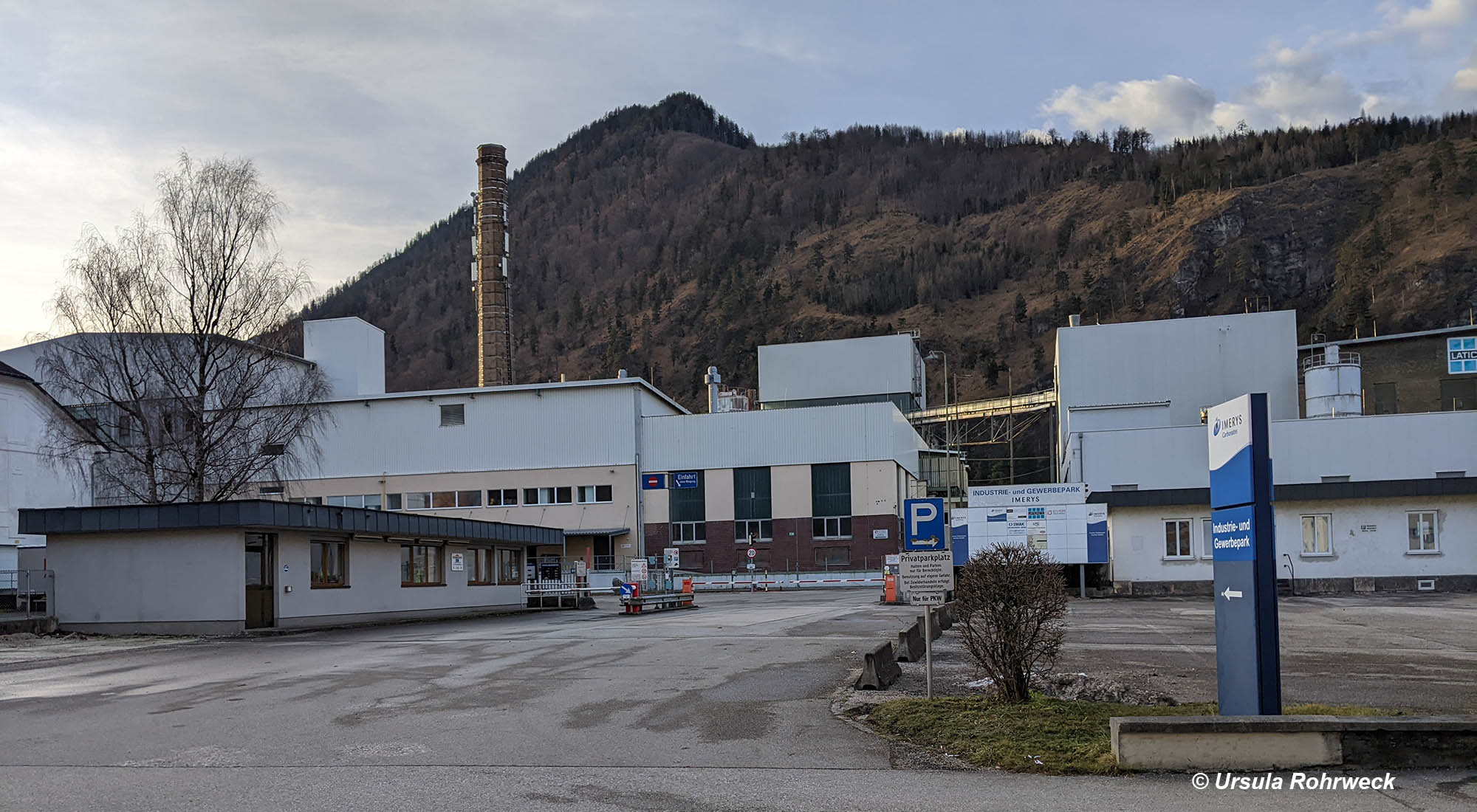 ehemalige Solvay-Werke Ebensee Toranlage