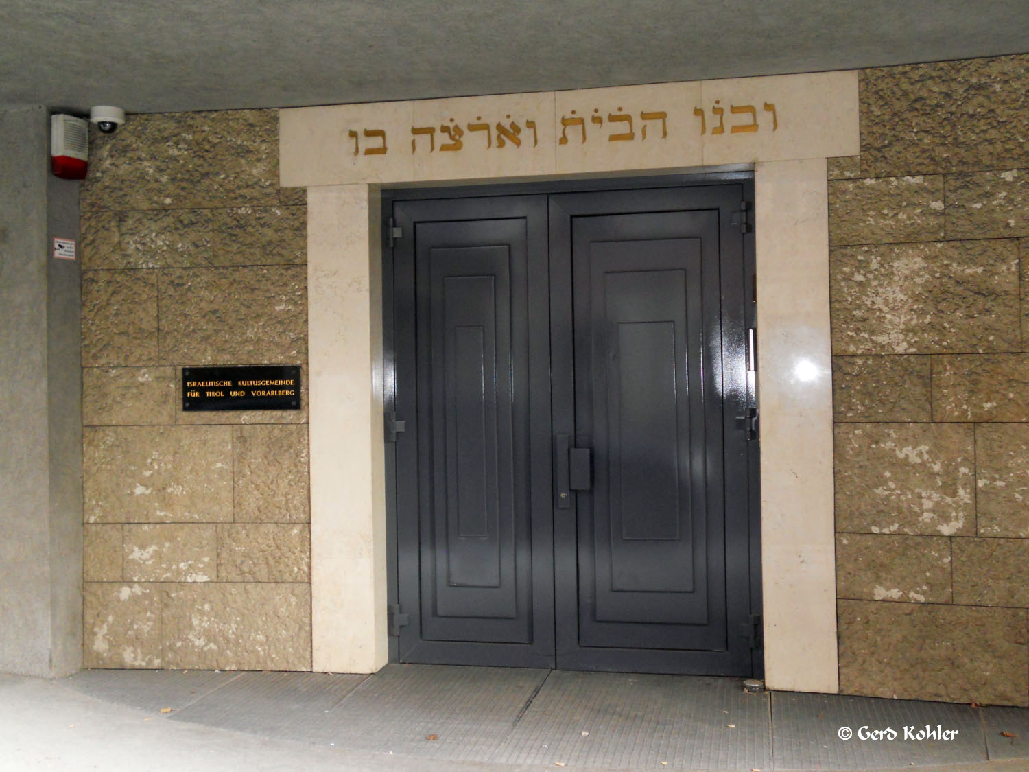 Eingangsportal Synagoge