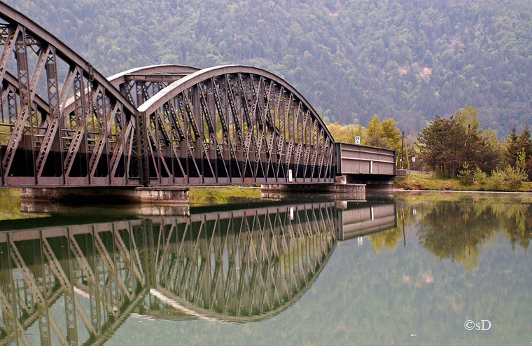 Eisenbahnbrücke Drau