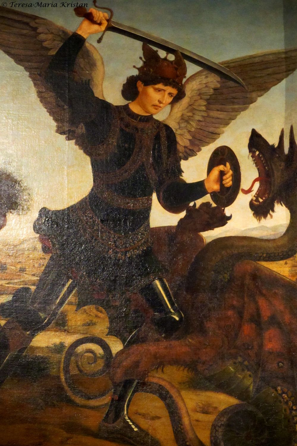 Erzengel Michael- Antonio del Pollaiolo, Museo Stefano Bardini- Florenz