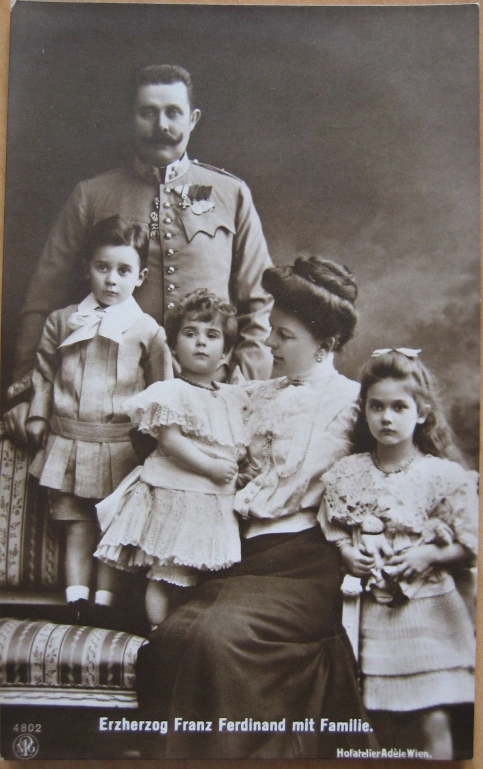 Erzherzog Ferdinand mit Familie