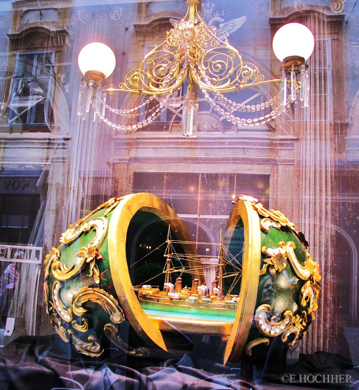 Fabergé-Ei, Konditorei Demel am Graben in Wien