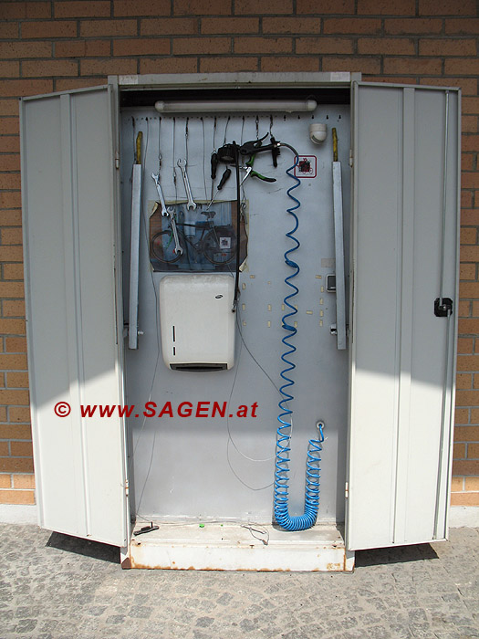 Fahrrad Servicebox der Stadt Linz, Oberösterreich