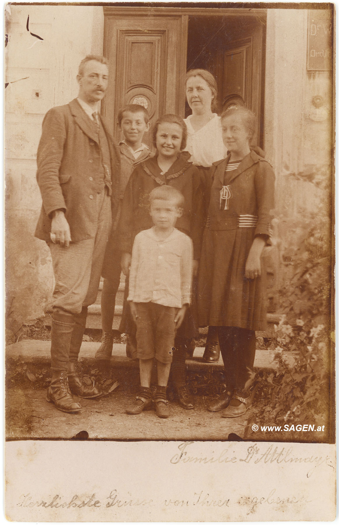Familienporträt Arztfamilie Oberösterreich 1924